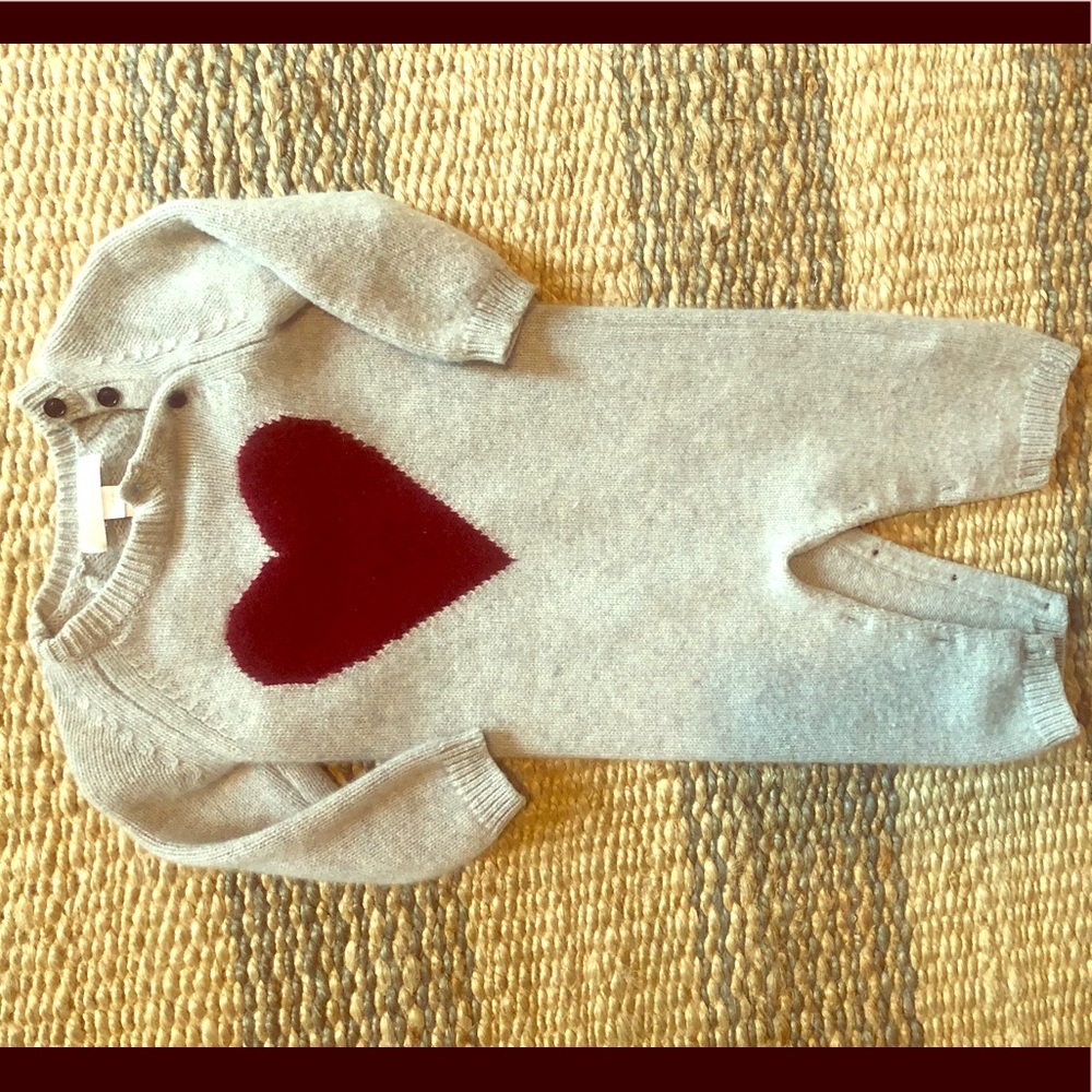 Burberry 100% cashmere baby suit
